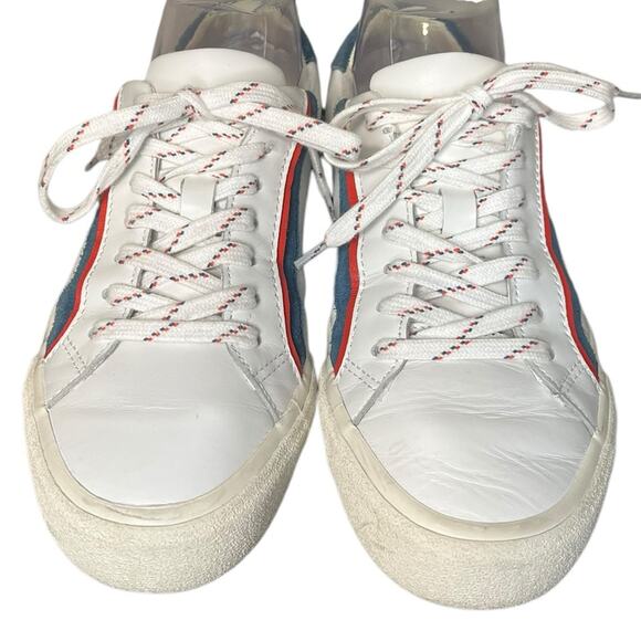 MADEWELL Sidewalk Low-Top Sneakers in Leather and Suede Women’s Size 7.5 - Picture 2 of 9